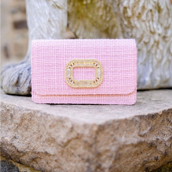 Lisi Lerch Handbags - 🩷Lisi Lerch~Tweed Coco Clutch/Shoulder Bag